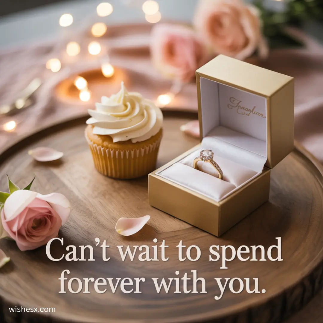 A romantic image featuring a couple embracing, symbolizing a commitment to spend forever together. 