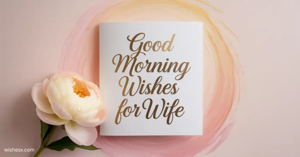 Best Good Morning Wishes for Wife