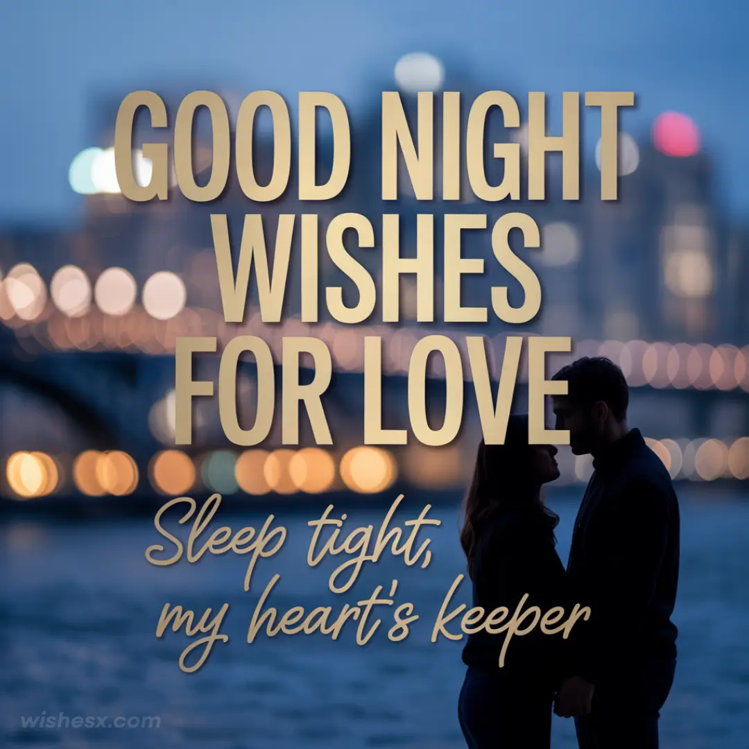  A heartfelt image conveying good night wishes filled with love and warmth for a special someone.