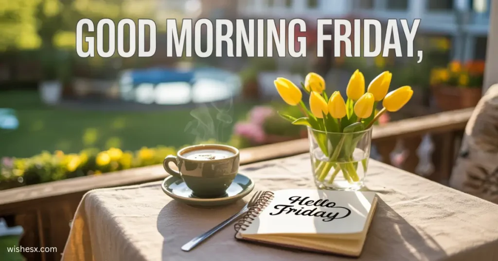 Cheerful and Warm Good Morning Friday Wishes
