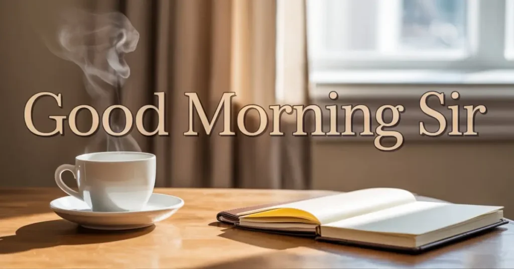 Good Morning Wishes for Sir