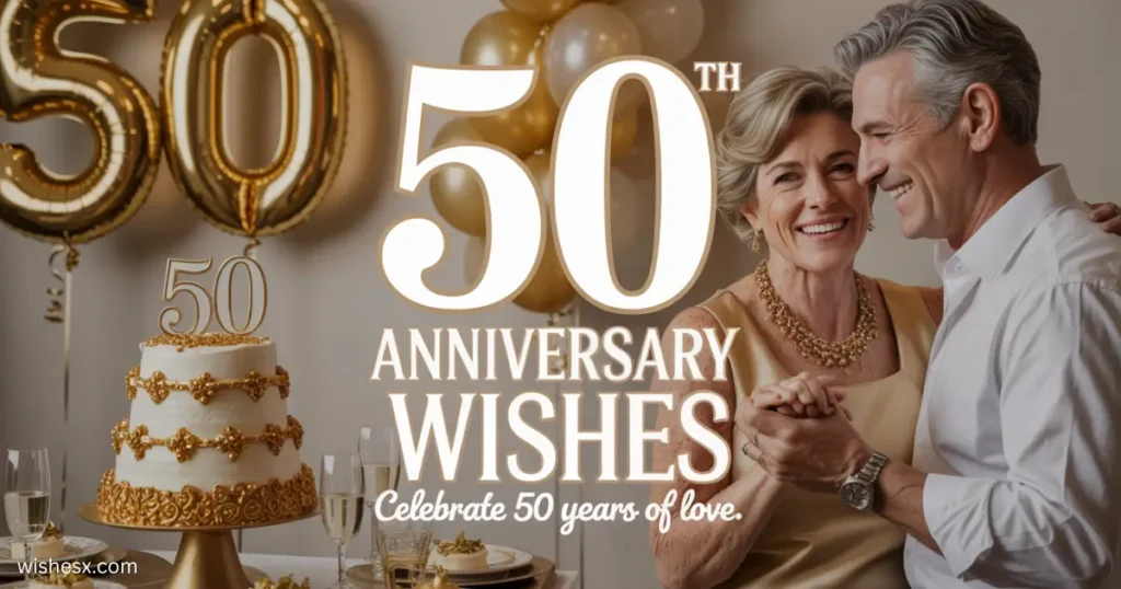 Happy 50th Anniversary Wishes to Celebrate Love
