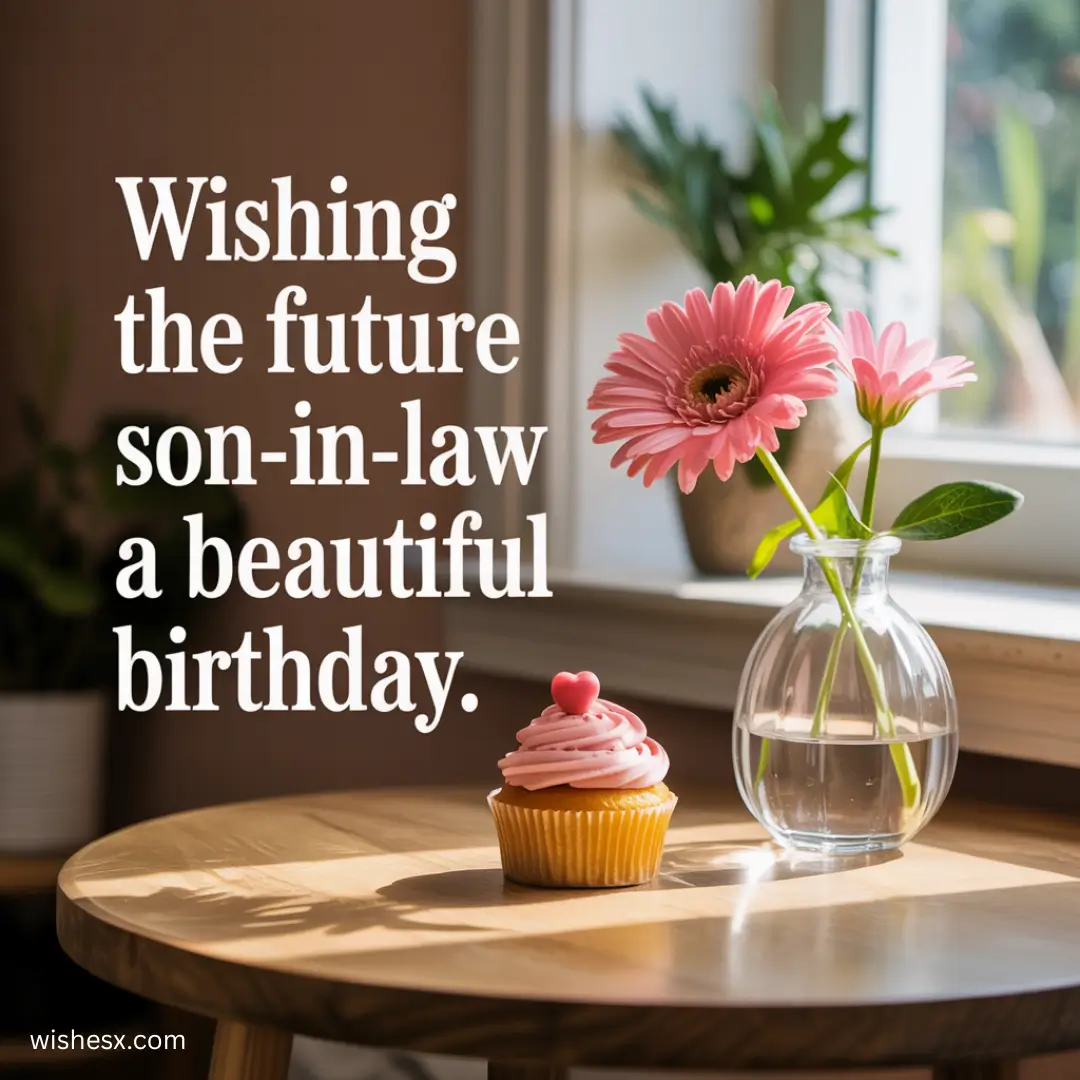 Birthday wishes for the future son-in-law, celebrating with 16 heartfelt messages for a beautiful day.