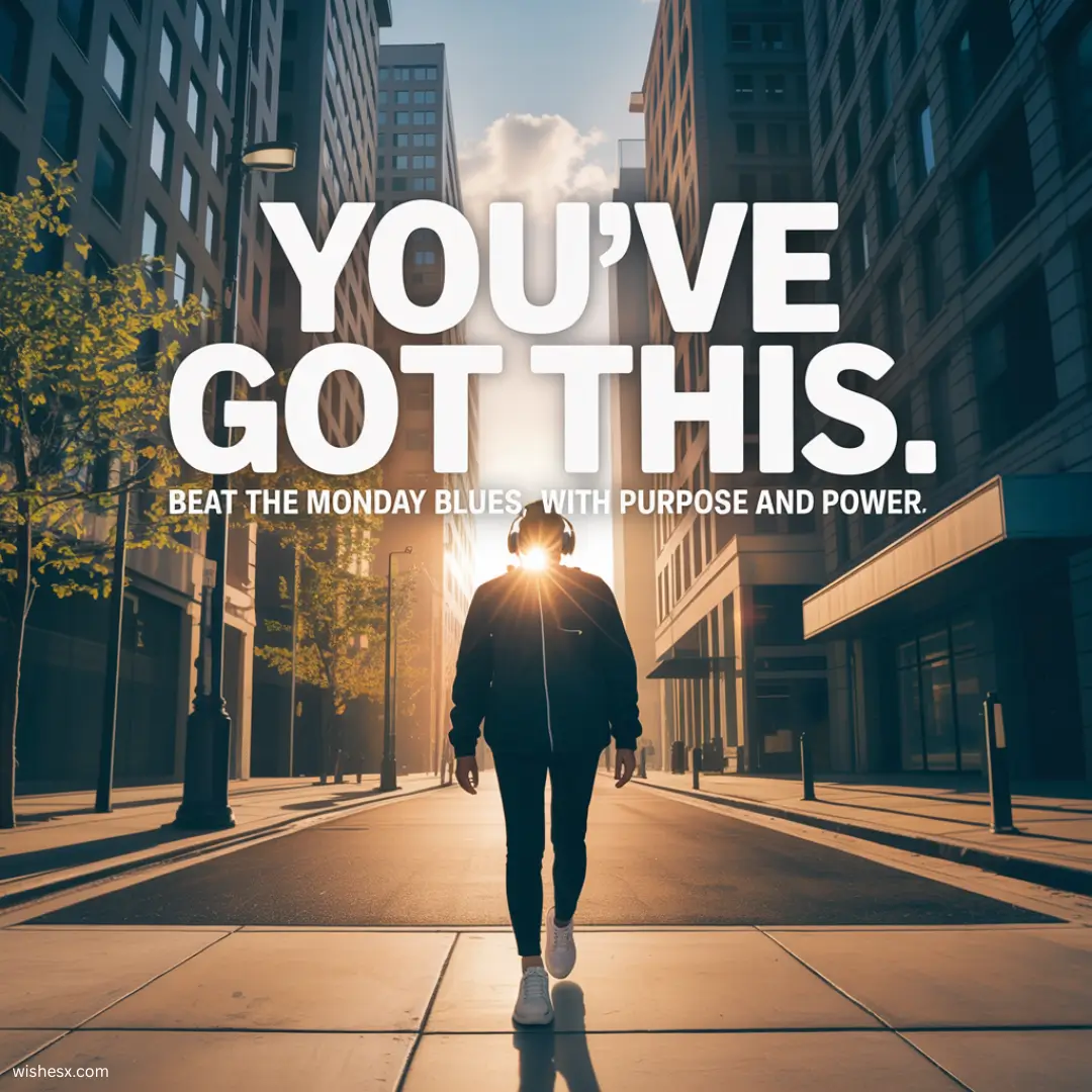 Motivational graphic with the text "You've got this" for Monday morning inspiration.