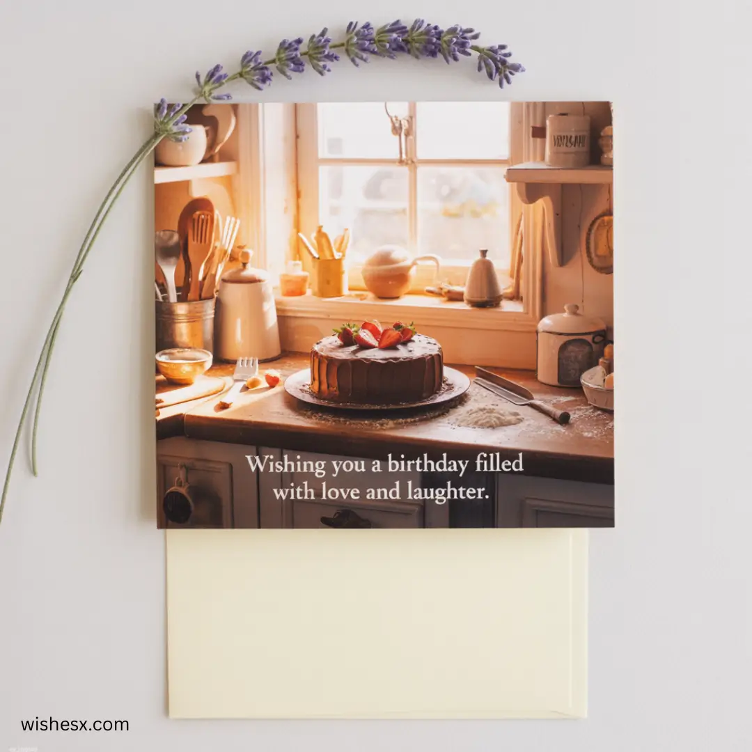  Happy birthday card featuring 16 heartfelt birthday wishes for the recipient.