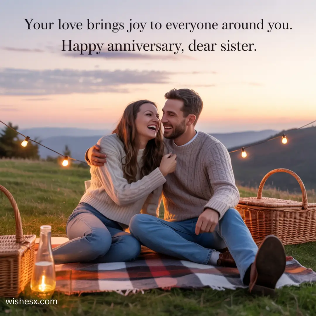  Colorful anniversary card for a sister, featuring cheerful designs and heartfelt messages celebrating their special day.