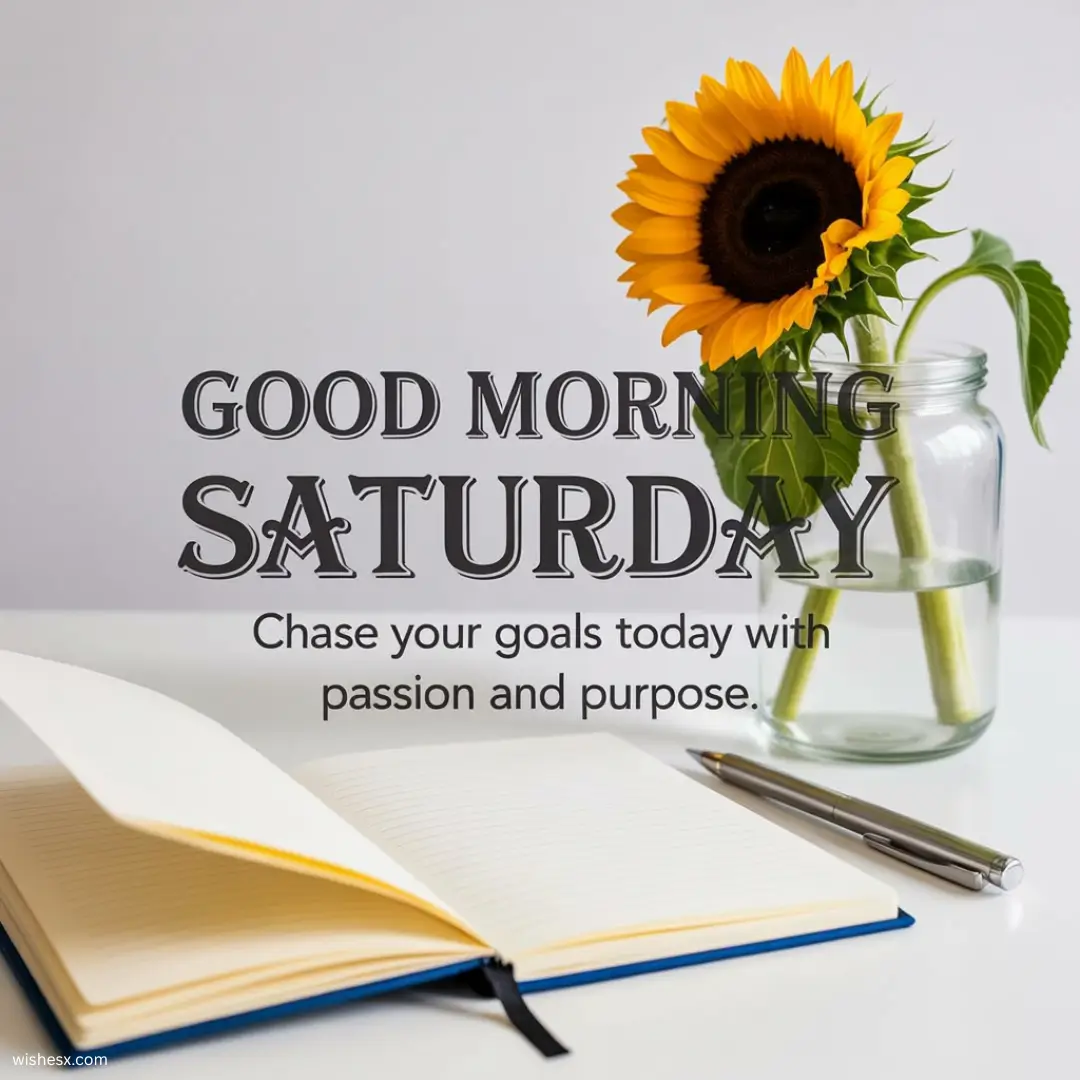 A collection of inspirational quotes for a cheerful Saturday morning, featuring bright colors and uplifting designs.