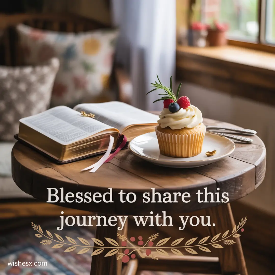  A heartfelt message expressing gratitude for sharing a meaningful journey together. 
