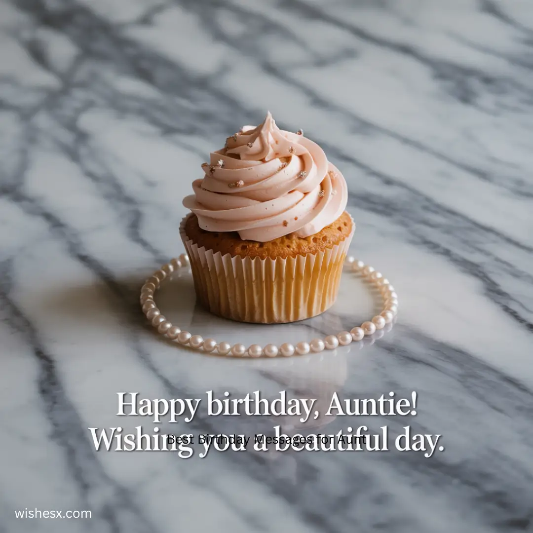 Happy birthday message for auntie, wishing her a beautiful and joyful day filled with love and celebration.