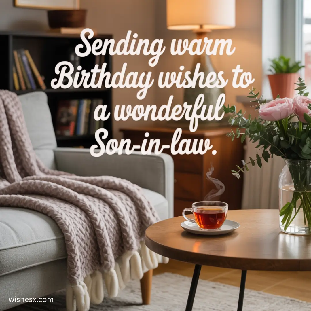  Warm birthday wishes for a wonderful son-in-law, featuring 16 heartfelt messages to celebrate his special day.