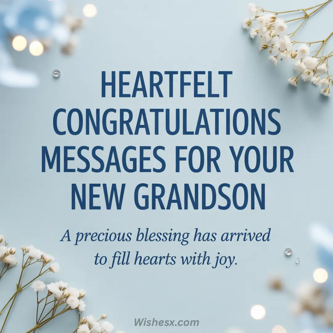 Congratulations on Your Grandson: Welcoming a Beautiful Baby Boy