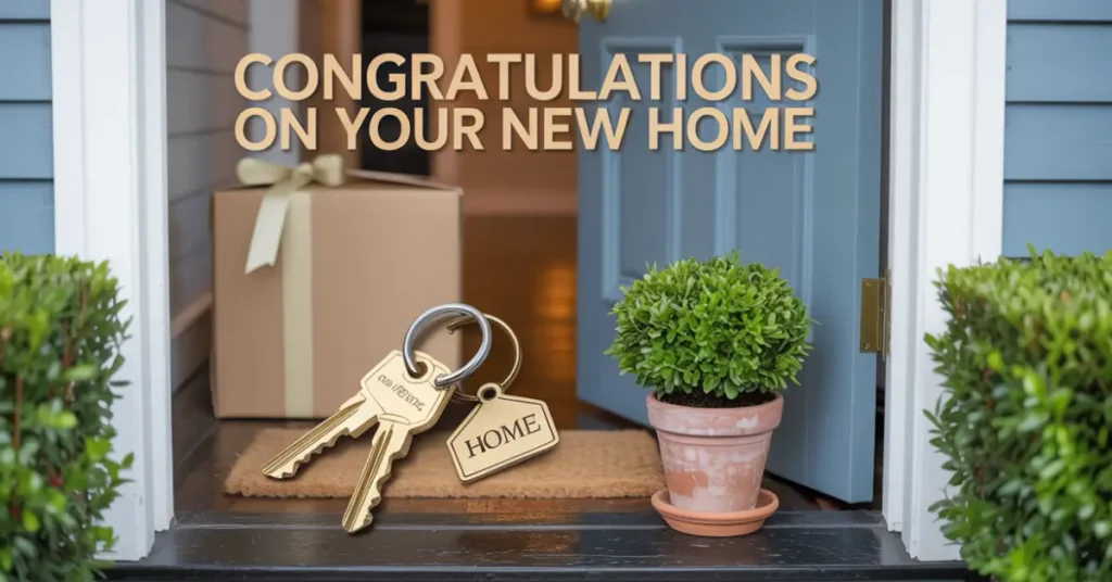 Congratulations on Your New Home