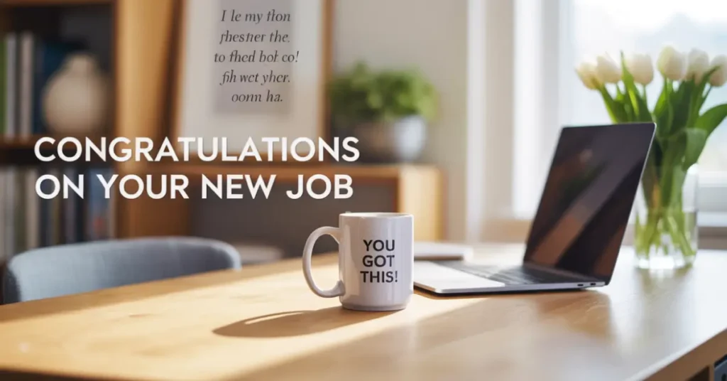 Congratulations on Your New Job