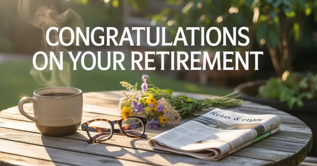 Congratulations on Your Retirement