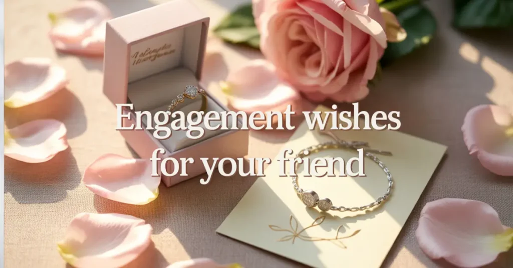 Engagement Wishes for Your Friend