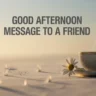Good Afternoon Message to a Friend