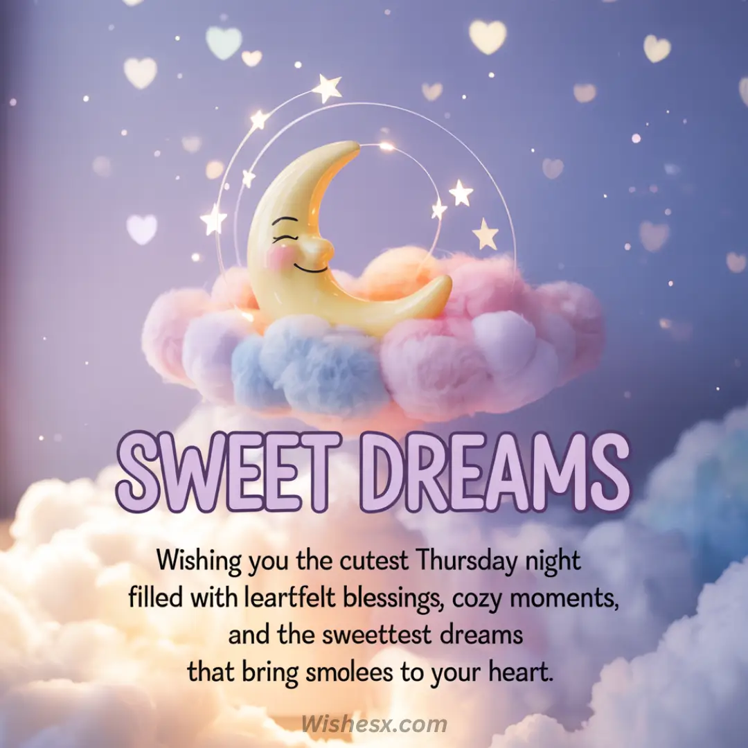 A heartfelt message wishing sweet dreams to a boyfriend, featuring soft colors and romantic imagery.