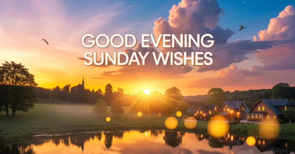 Good Evening Sunday Wishes