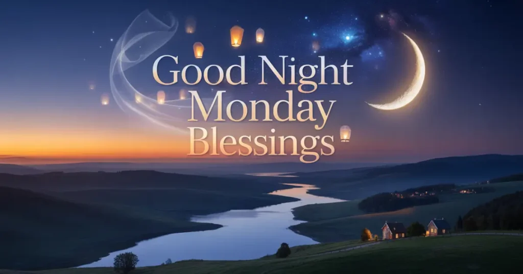 Good Night Monday Blessings